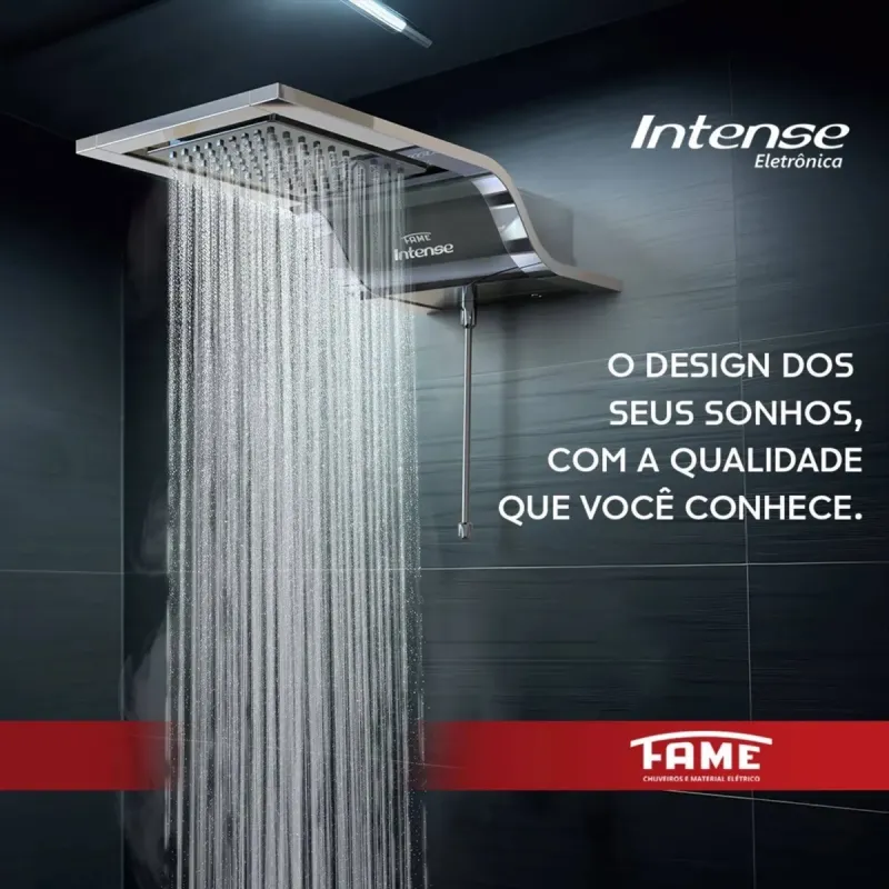 Chuveiro Intense Eletrônico Black Fame