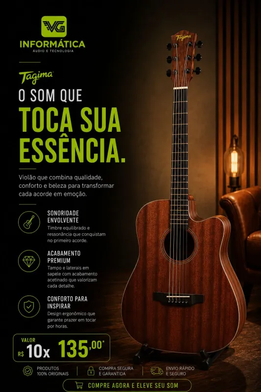 Violão - Tagima | VG INSTRUMENTOS MUSICAIS